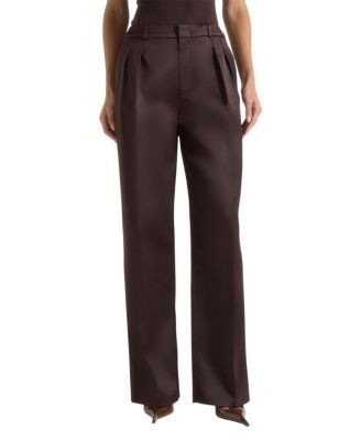 Maniere De Voir Julie Satin Tailored Trousers