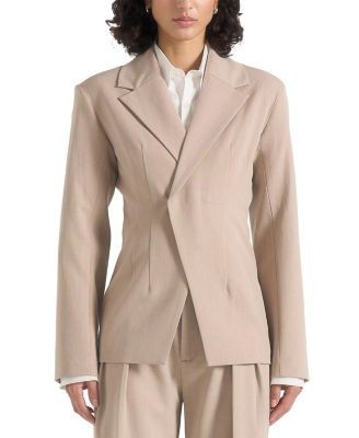 Maniere De Voir Beatrice Double Breasted Blazer