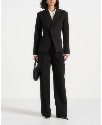 Maniere De Voir Beatrice Tailored Double Breasted Blazer