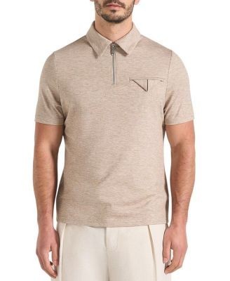 Maniere De Voir Cassian Zip Polo Shirt