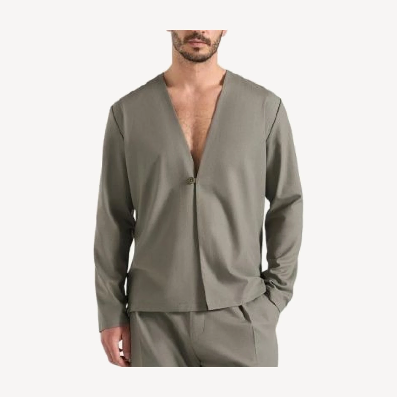 Maniere De Voir Axel Minimal Kimono Shirt