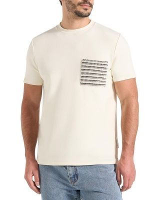 Maniere De Voir Joris Whipstitch Pocket Detail T-shirt