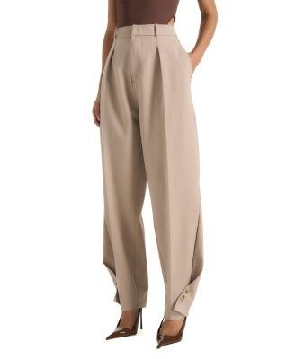 Maniere De Voir Sophie Twist Leg Tailored Pants