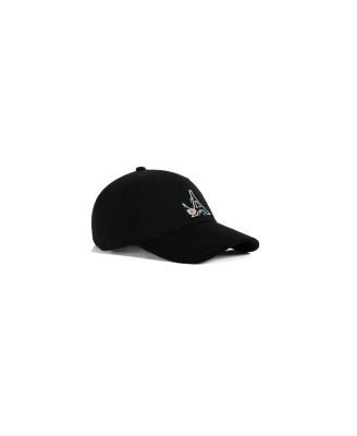 Maniere De Voir Floral Eiffel Suede Contrast Cap