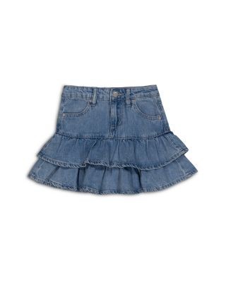 Joe's Jeans Girls' Ruffled Denim Mini Skirt - Big Kid