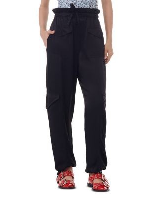 Ganni Washed Satin Pocket Pants