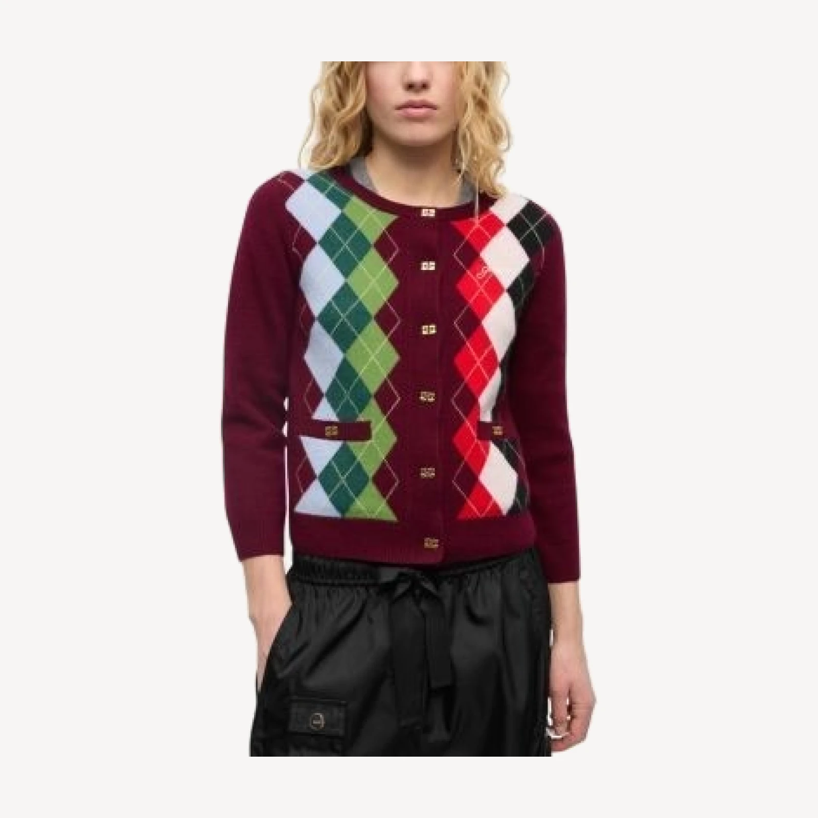 Ganni Wool & Cashmere Cardigan Sweater