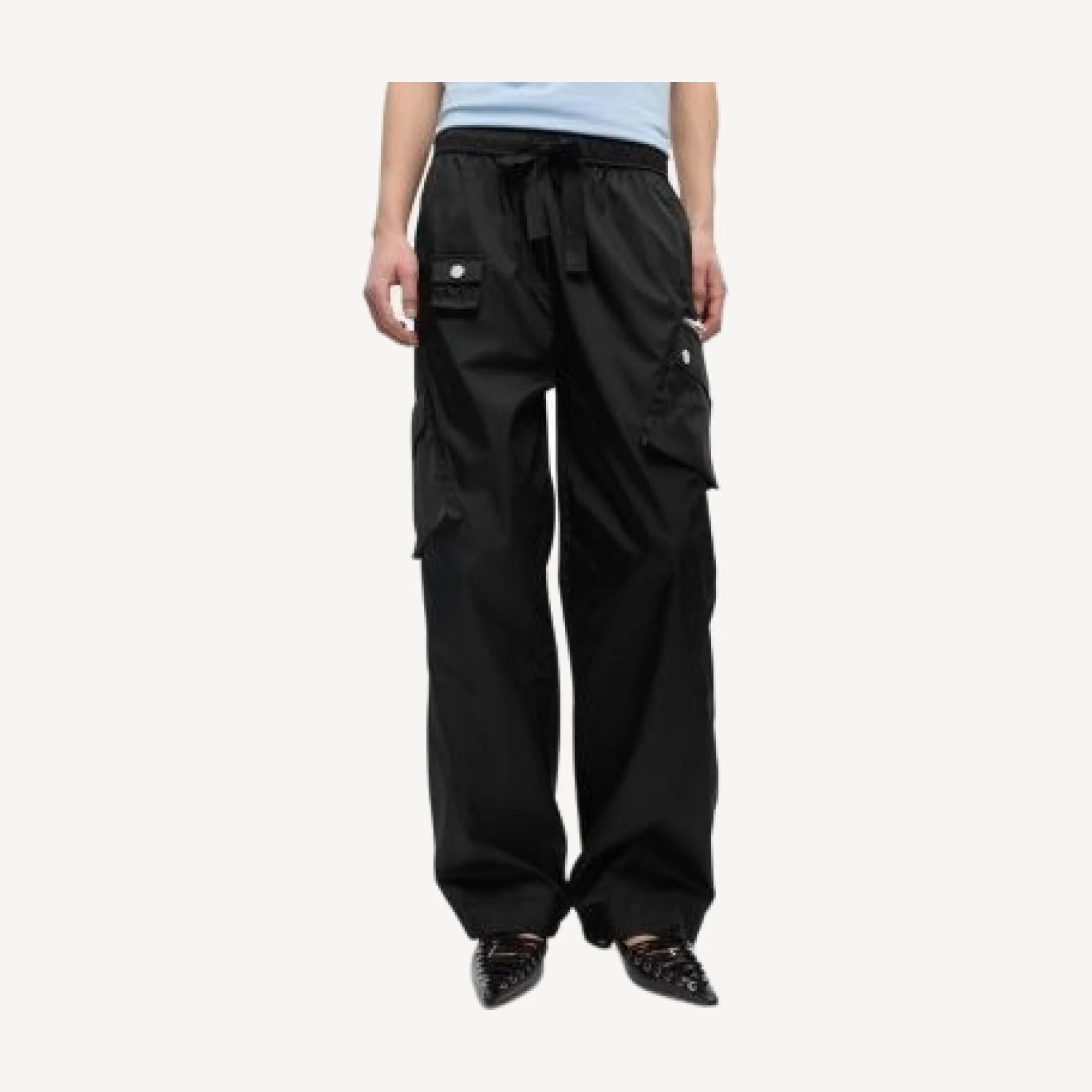 Ganni Duchesse Oversized Pants