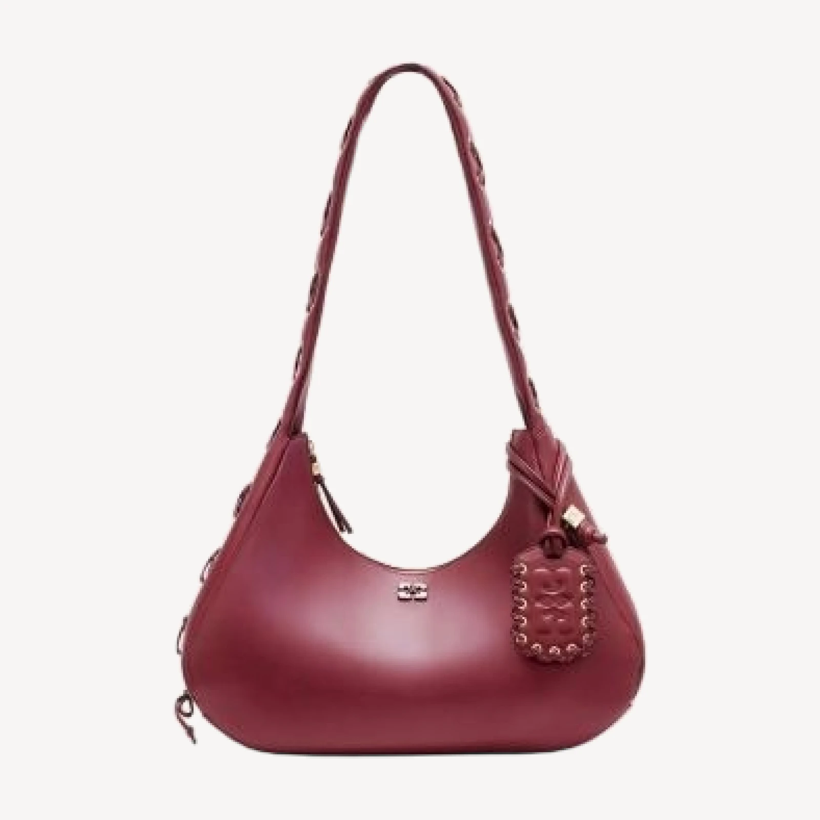 Ganni Medium Laces Hobo Bag
