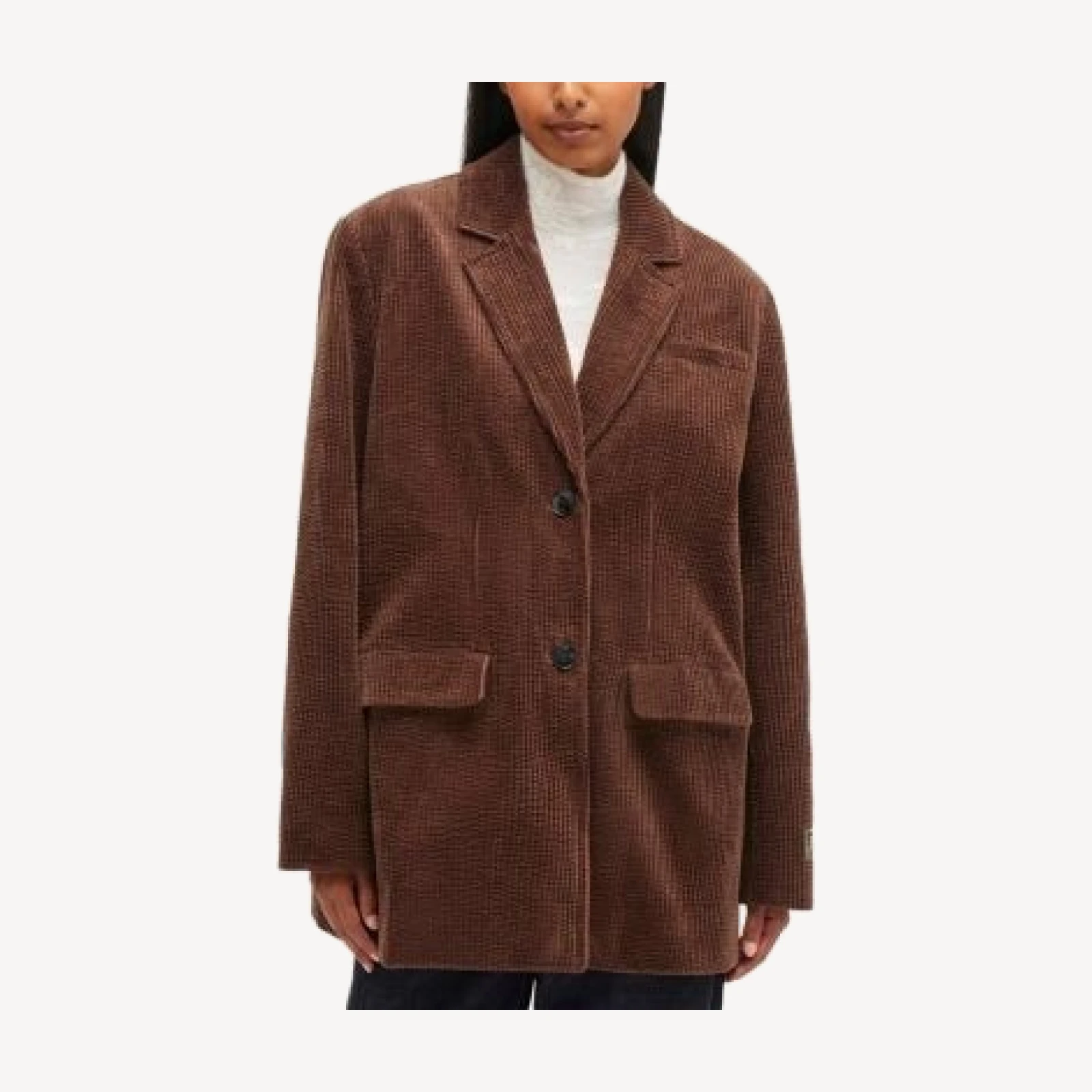 Ganni Seersucker Corduroy Jacket