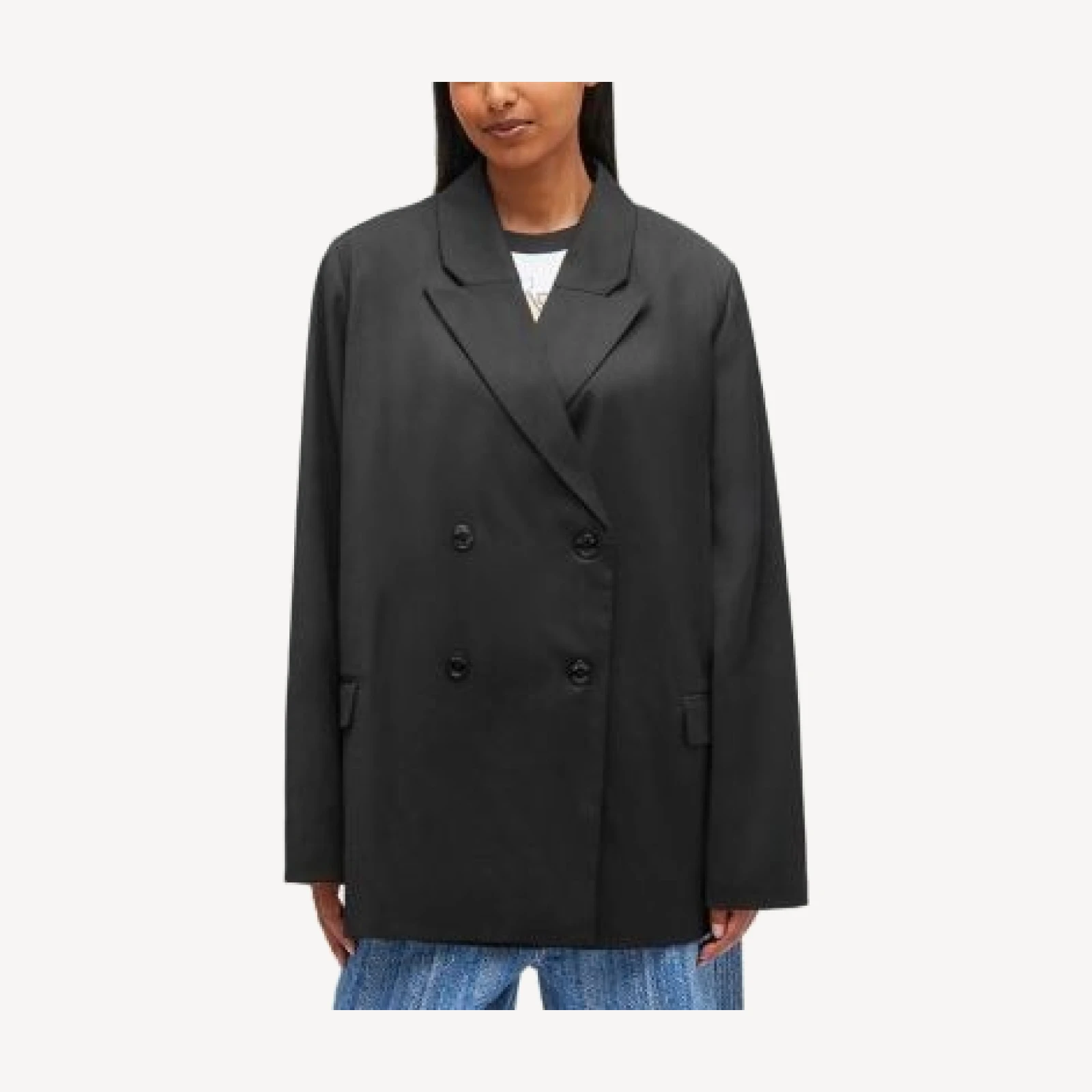 Ganni Double Breasted Blazer