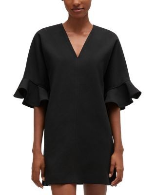 Ganni Mini Ruffle Dress