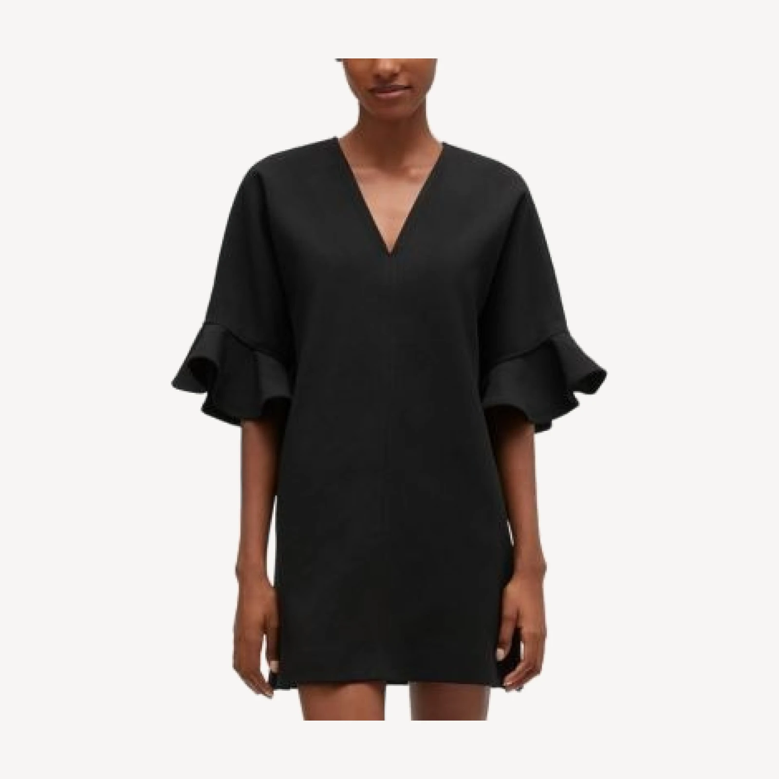 Ganni Mini Ruffle Dress