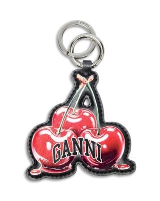 Ganni Cherry Keyring
