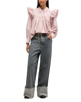 Ganni Frill Top