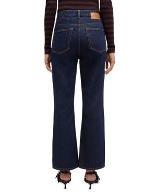 Ganni Essentials Mid Rise Bootcut Jeans in Rinse