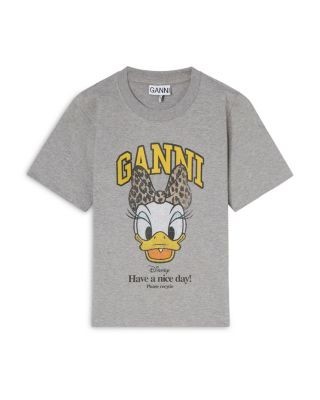 Ganni Daisy Duck Baby Fit Graphic Tee