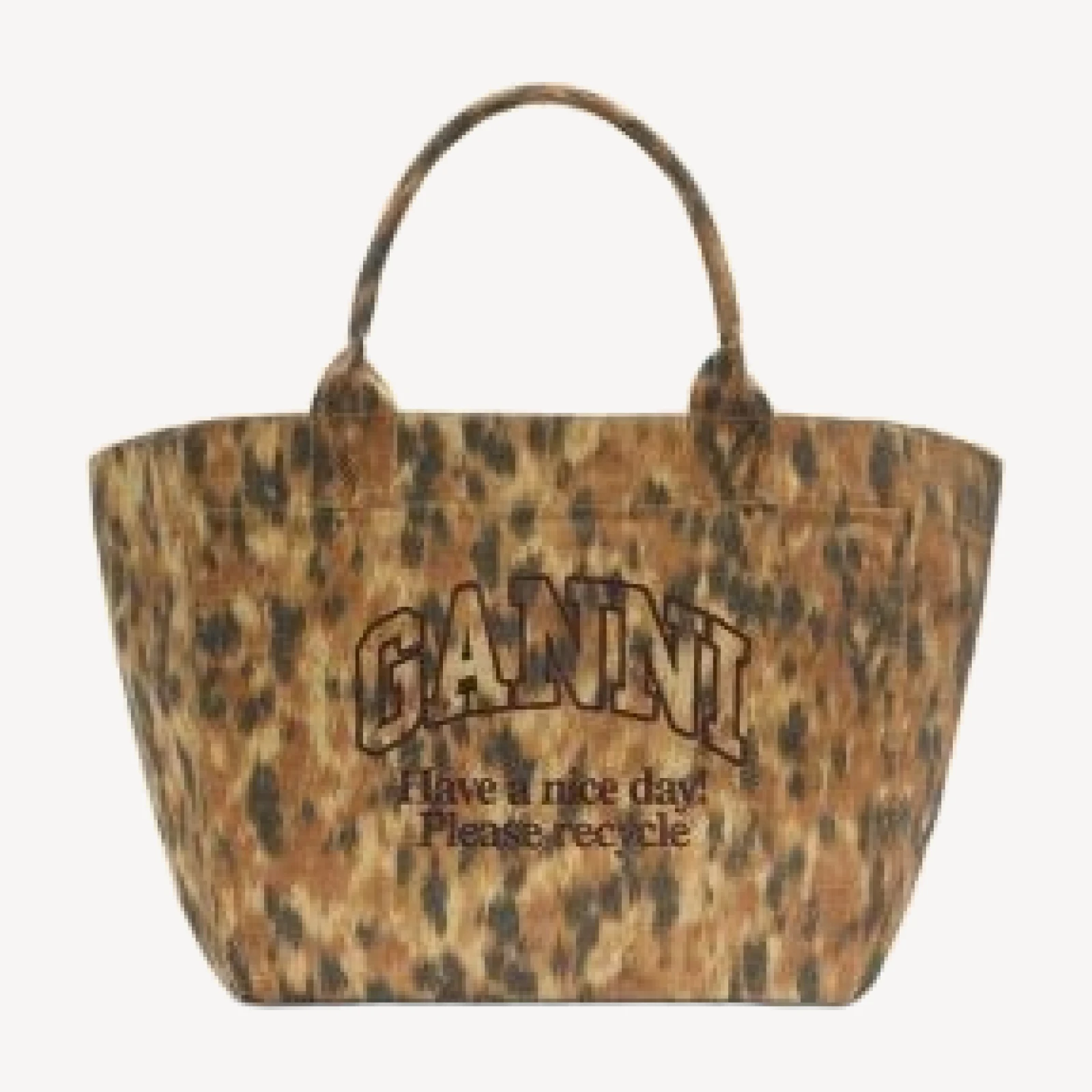 Ganni Xxl Trapeze Shopper Tote