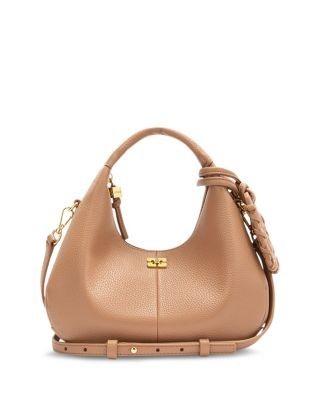 Ganni Mini Grained Hobo Bag