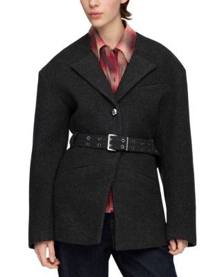 Ganni Grey Wool Jacket