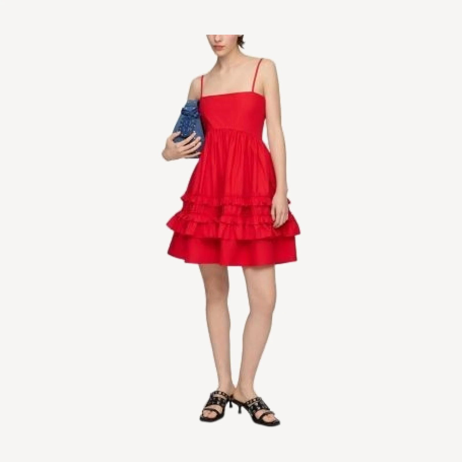 Ganni Cotton Poplin Mini Dress