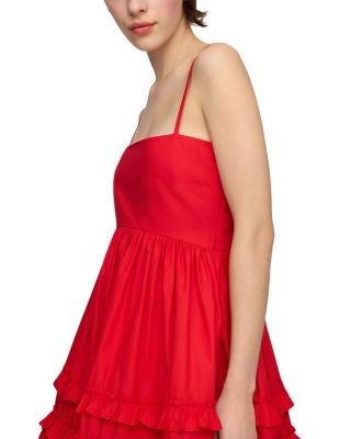 Ganni Cotton Poplin Mini Dress