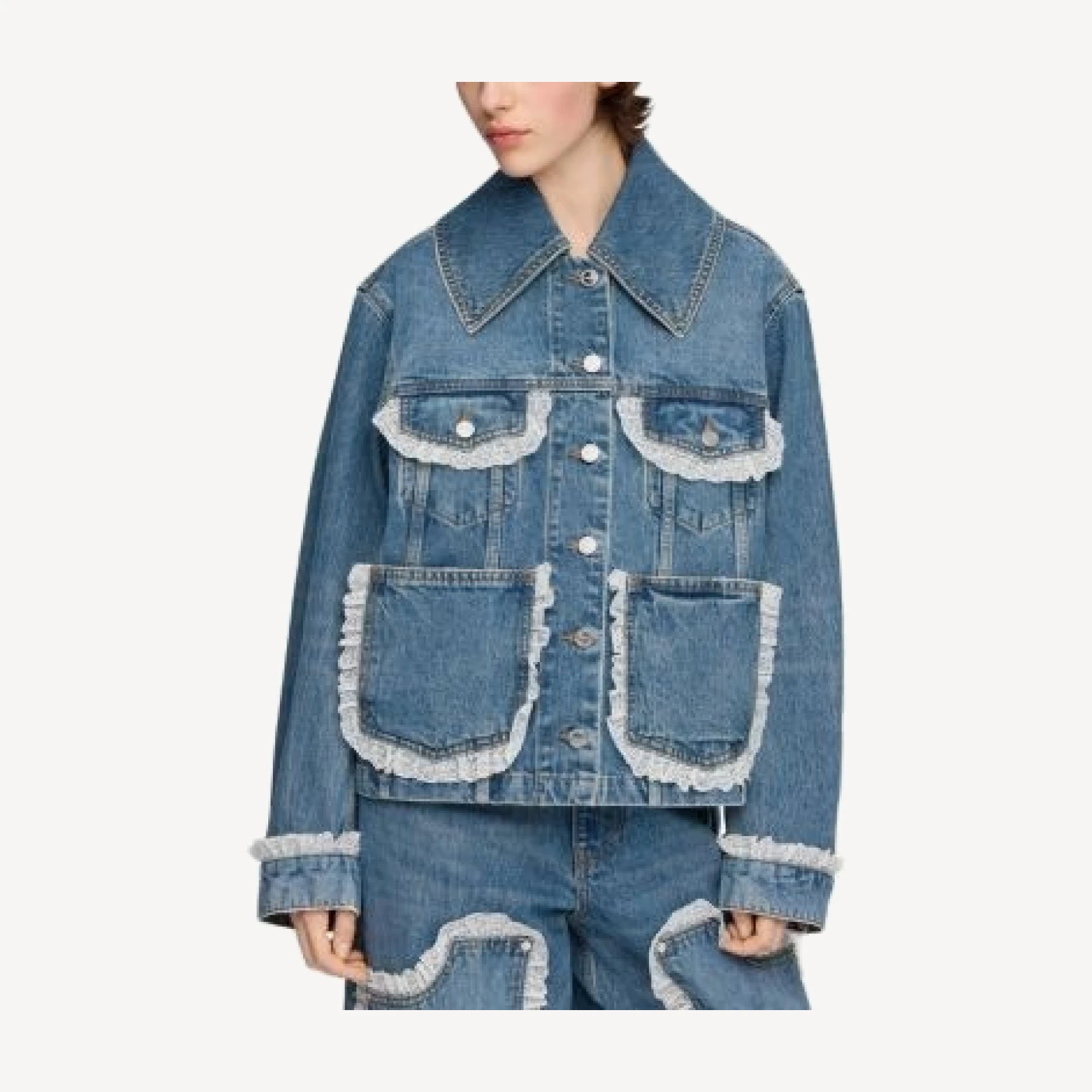Ganni Rigid Denim Jacket
