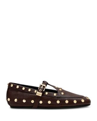 Ganni Women's Mary Jenny Stud Moccasins