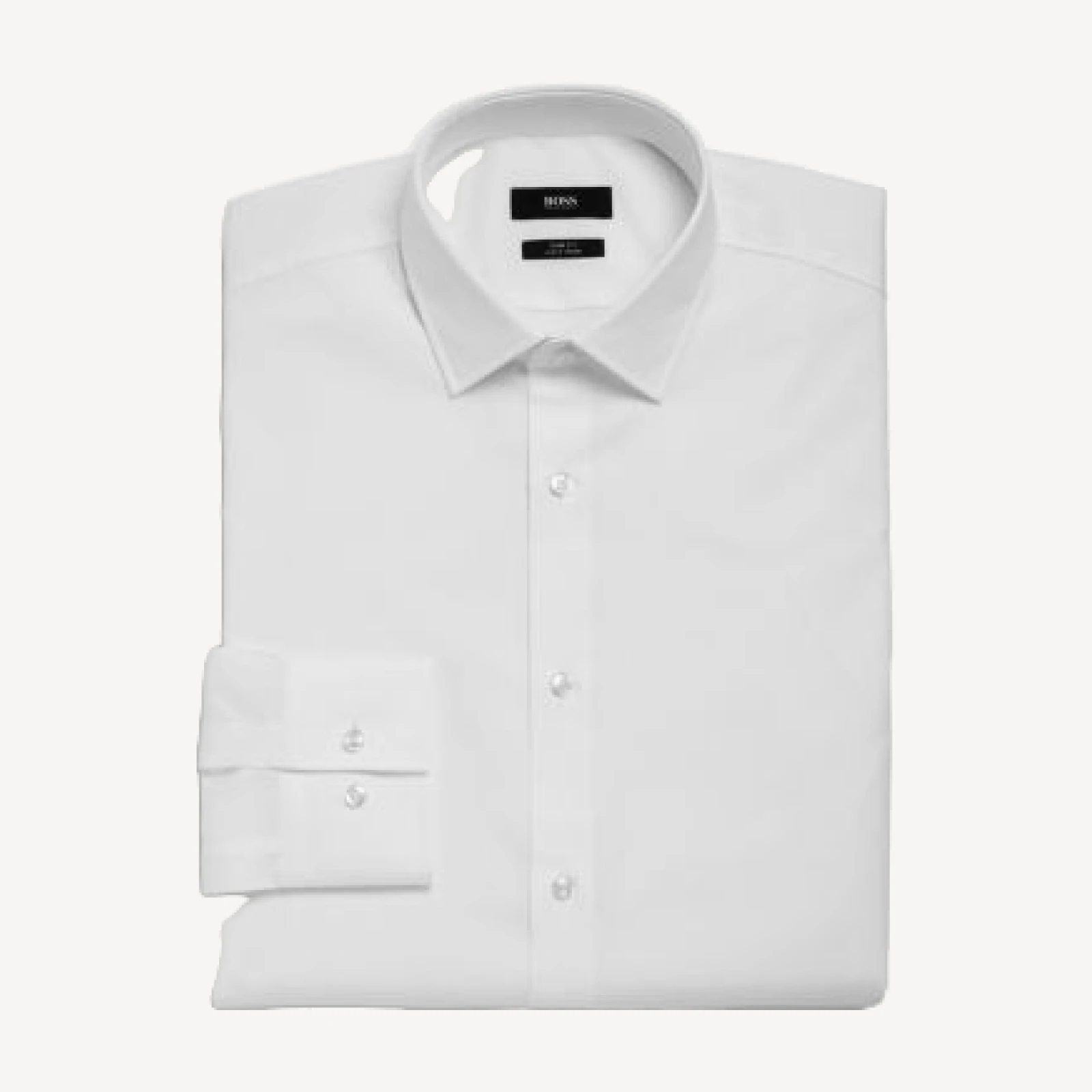 Boss Basic Solid Slim Fit Dress Shirt