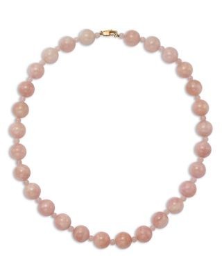 Bloomingdale's Fine Collection Pink Morganite Beaded Collar Necklace in 14K Yellow Gold, 18