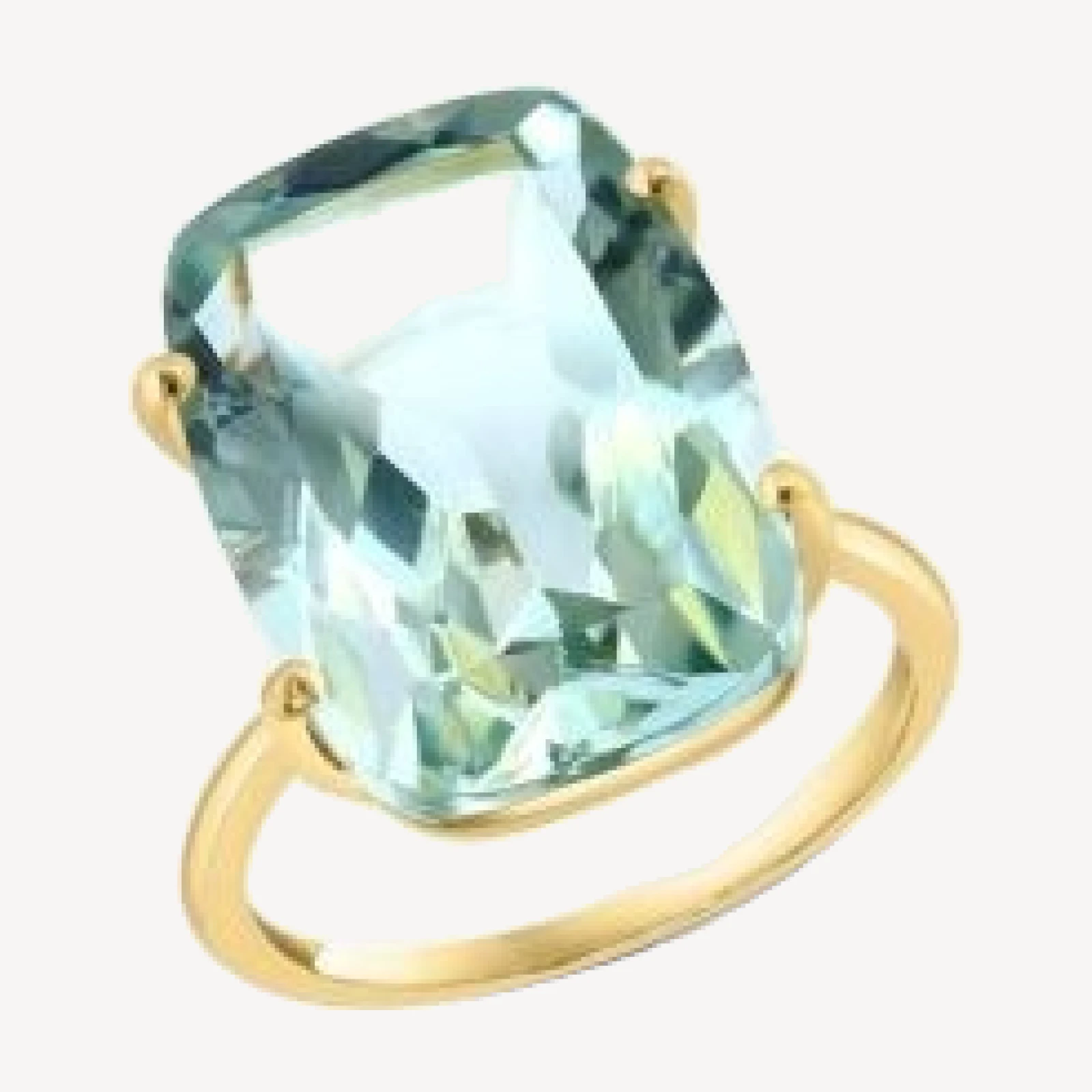 Bloomingdale's Fine Collection Prasiolite Statement Ring in 14K Yellow Gold