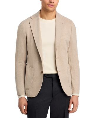 Boss Hanry Slim Fit Jersey Sport Coat with Removable Hood