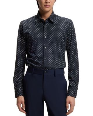 Boss P-Roan Kent Slim Fit Button Down Shirt