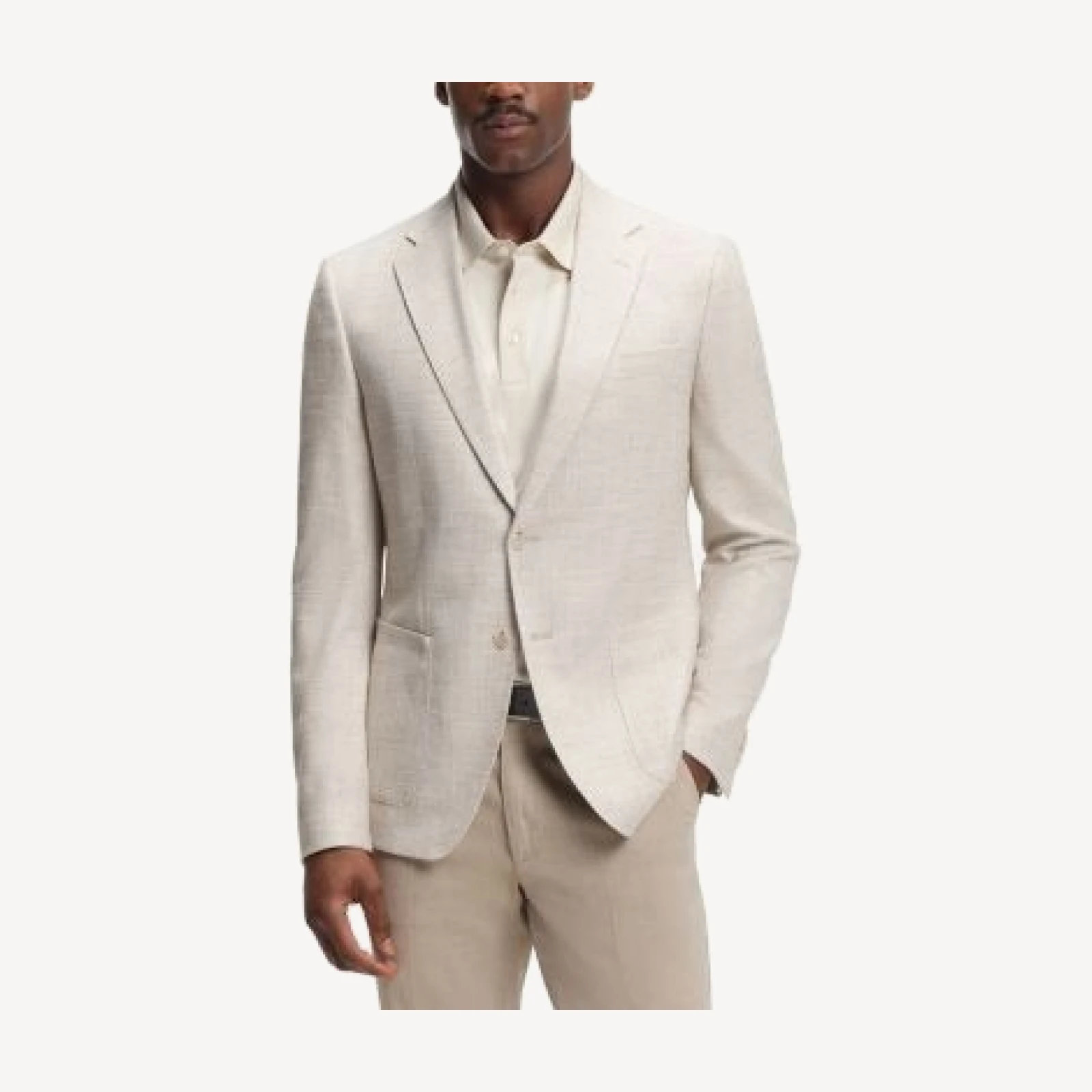 Boss Hutson Textured Solid Sport Coat