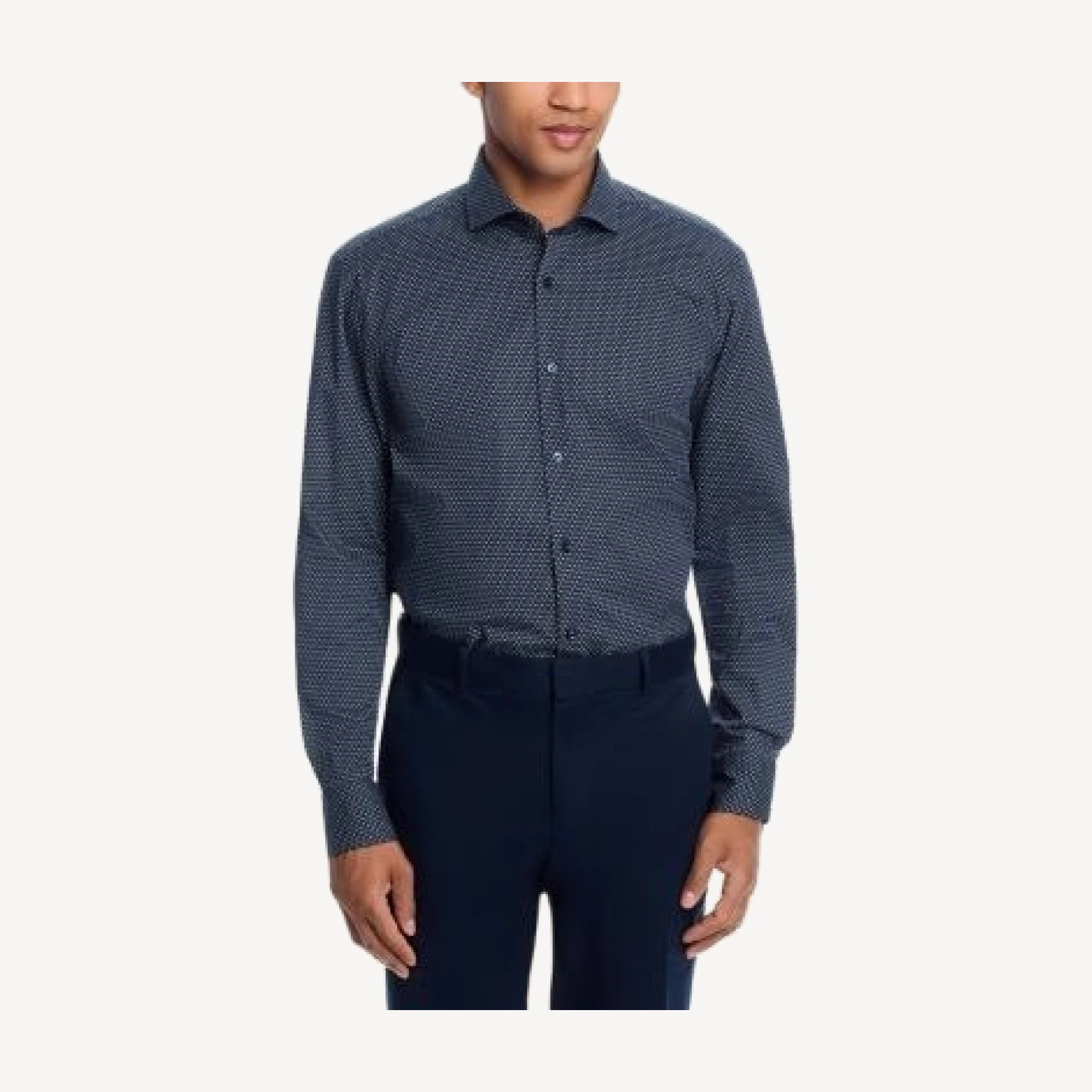 Boss Hank Pattern Slim Fit Dress Shirt