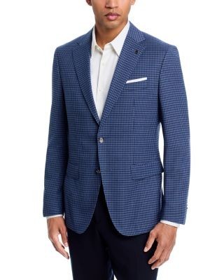 Boss H-Hutson Gingham Slim Fit Suit Jacket