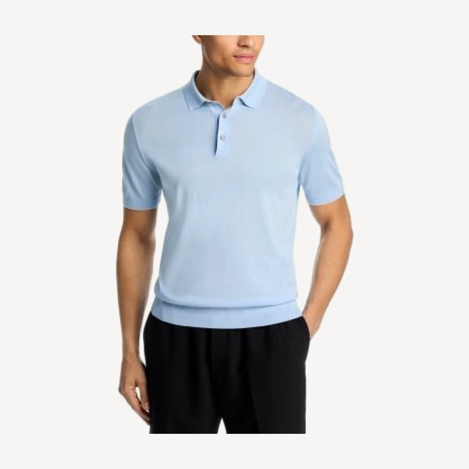 Boss Silk Cotton Polo Shirt