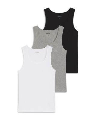 Boss Ribbed Classic Fit Tank Tops, Pack of 3