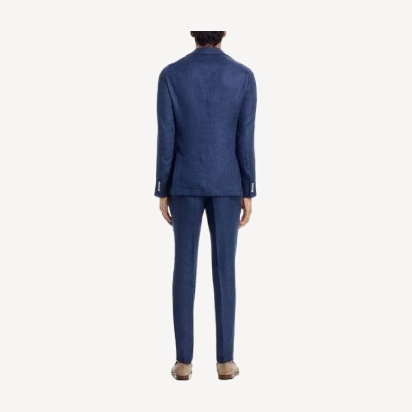 Boss Genius Linen & Lyocell Hopsack Slim Fit Suit Pants