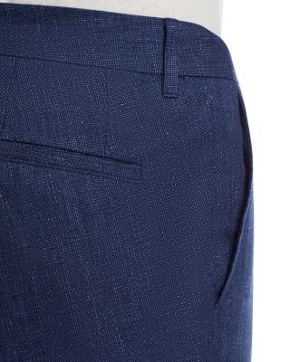 Boss Genius Linen & Lyocell Hopsack Slim Fit Suit Pants