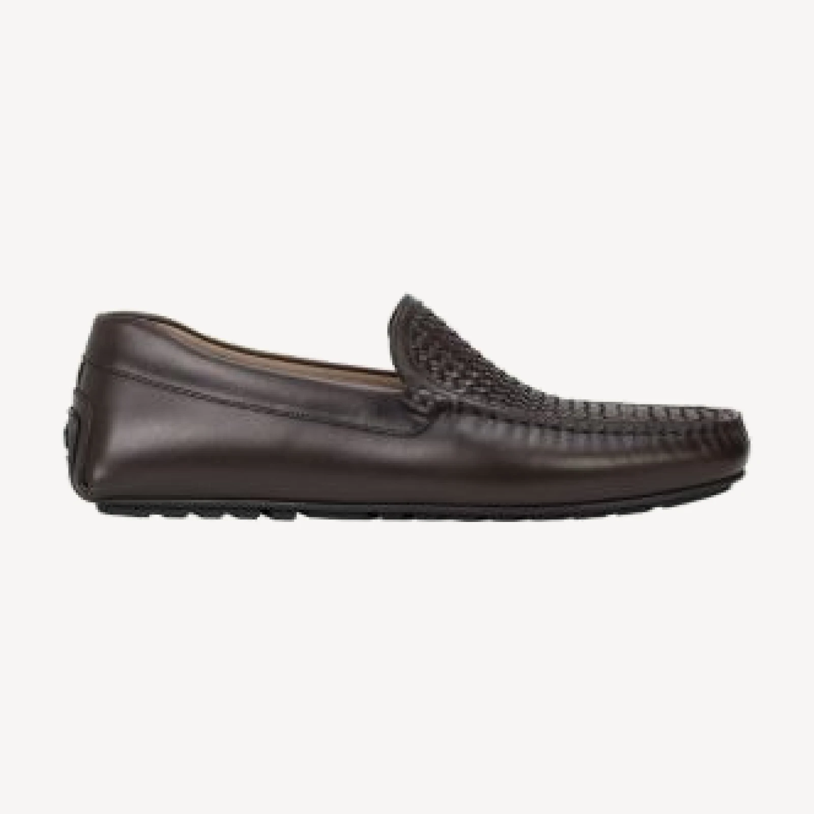 Boss Men's Noel Dark Brown Leather Moccasins
