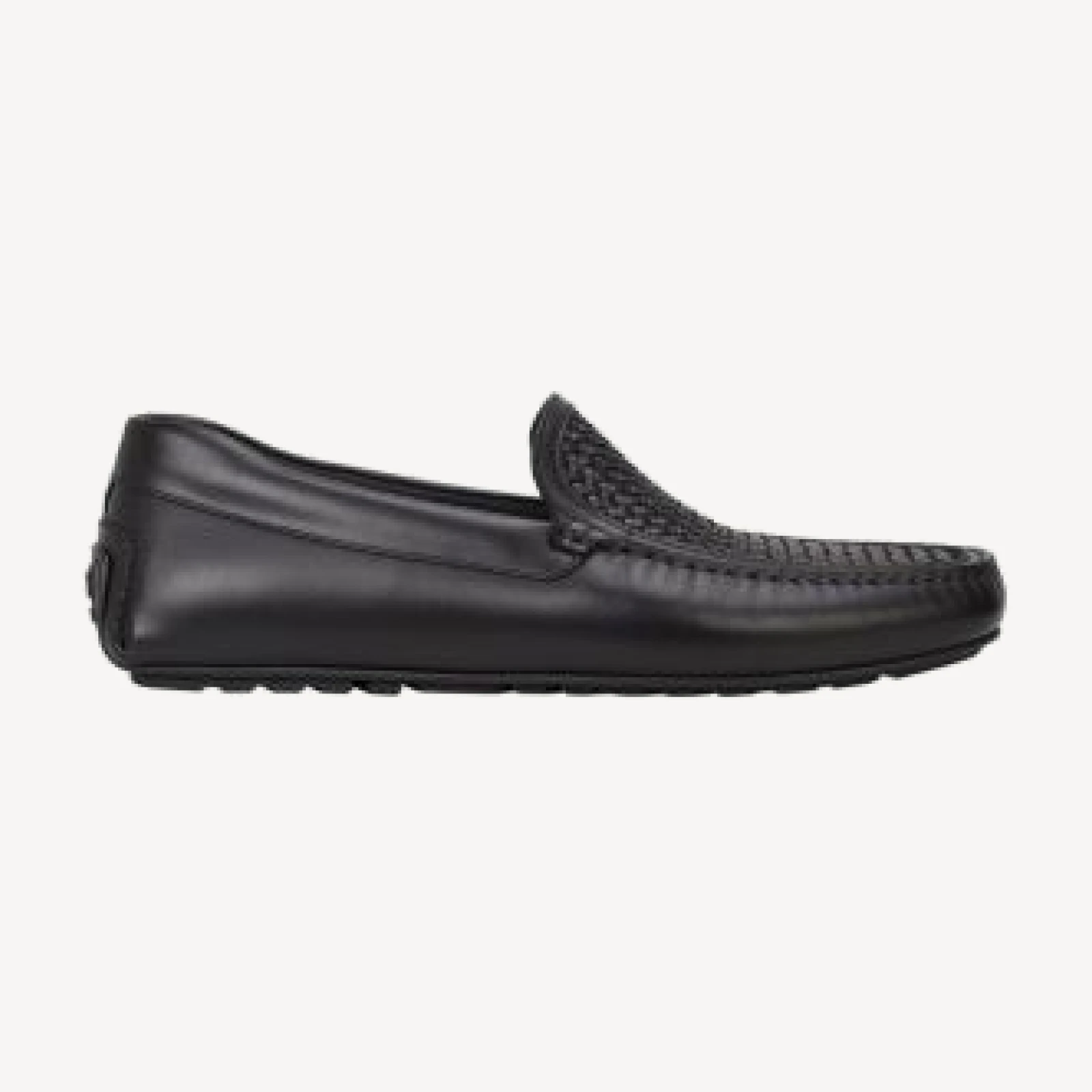 Boss Men's Noel Black Leather Moccasins