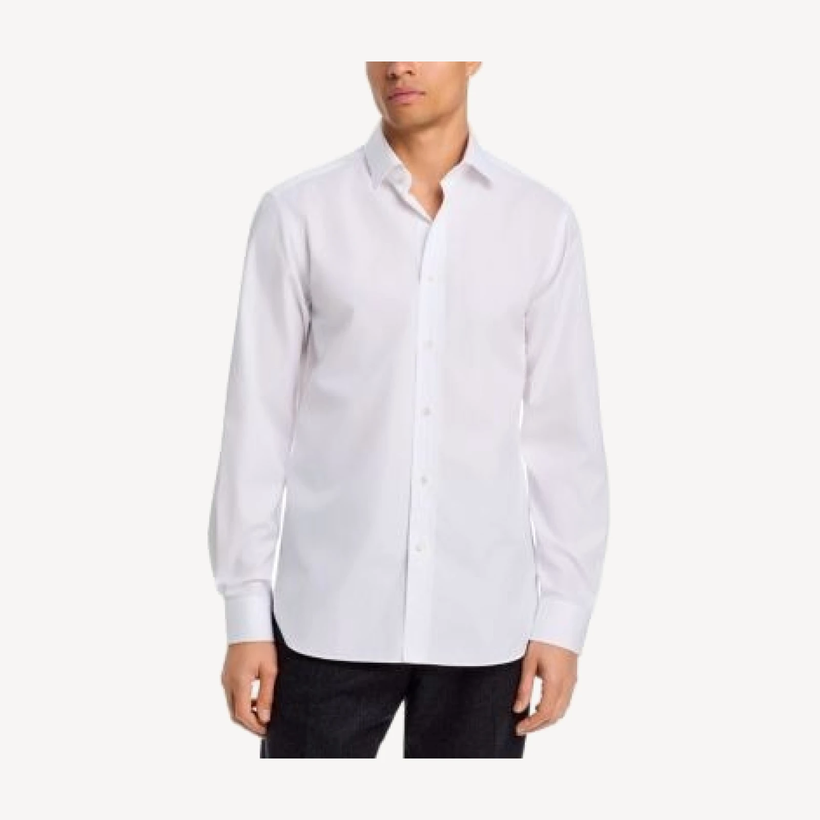 Boss x Beckham Spread Collar Button Down Shirt