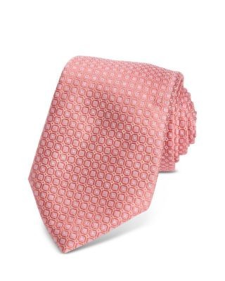 Boss Classic Geometric Grid Tie