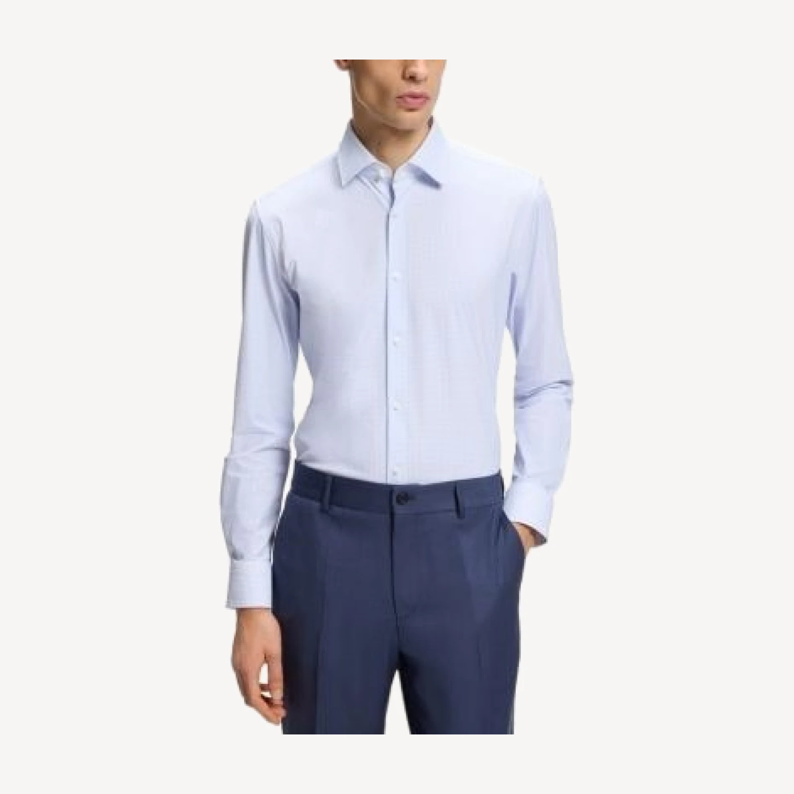 Boss Hank Kent Collar Slim Fit Dress Shirt