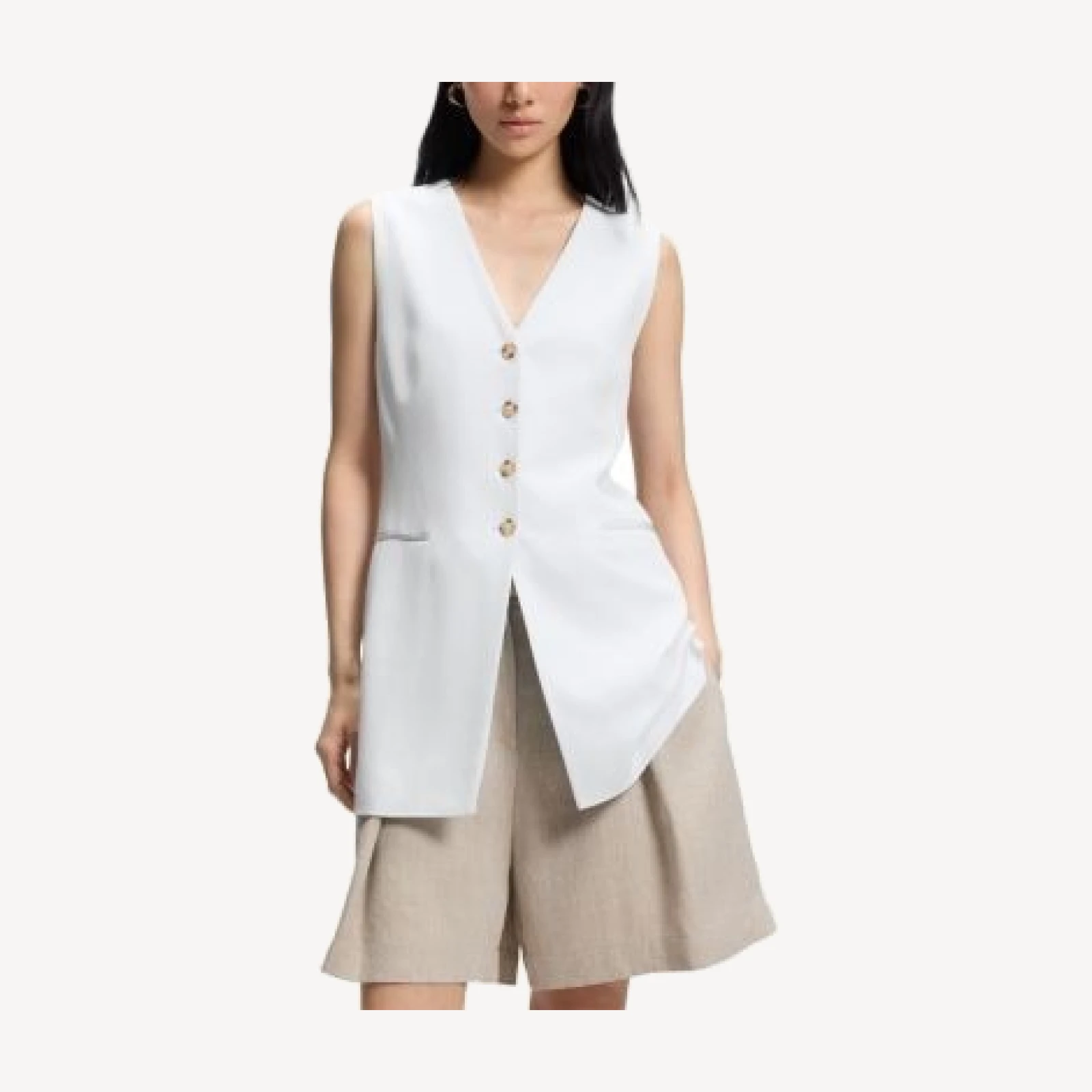 Boss Julinial Sleeveless Blazer - Exclusive