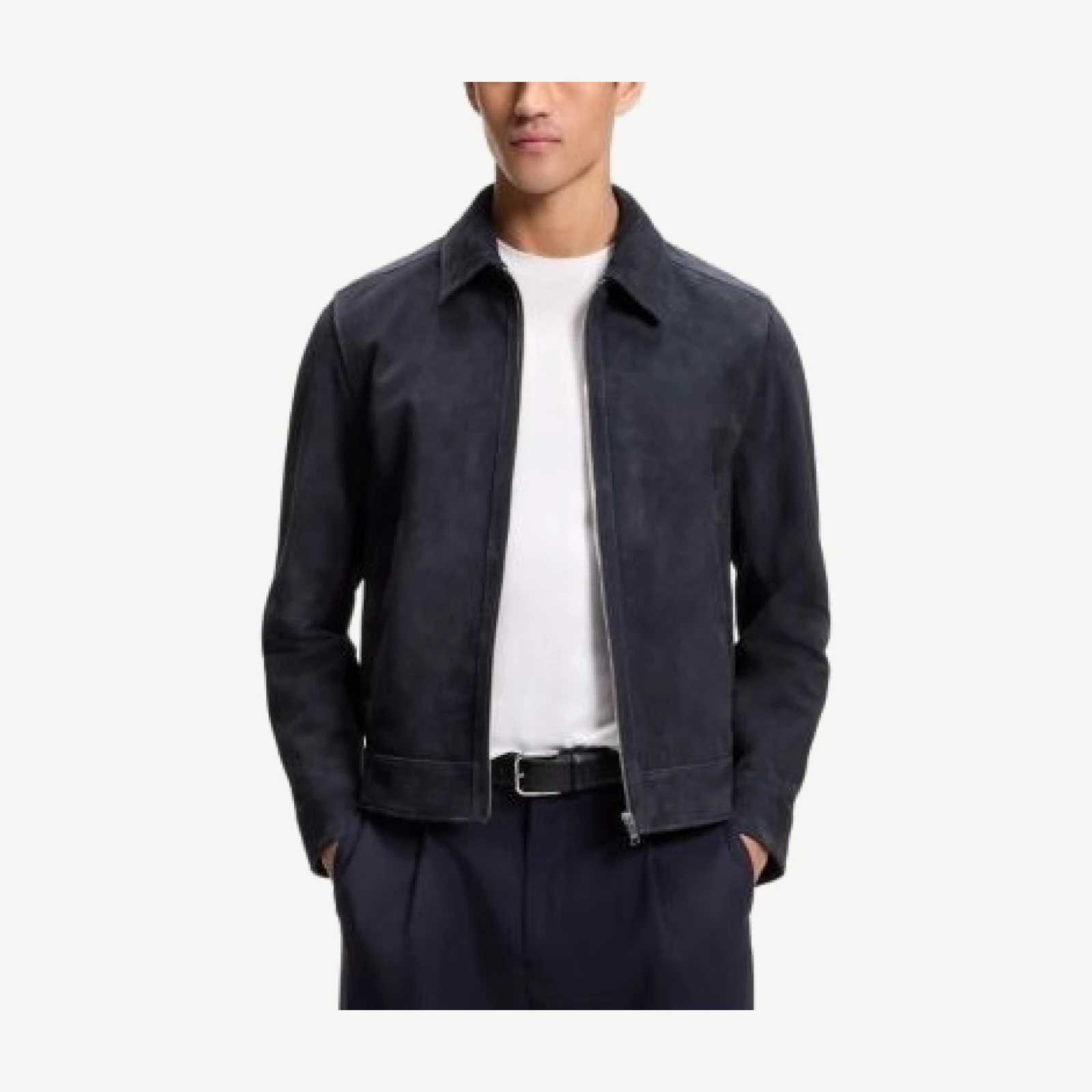 Boss H-Malbano Leather Jacket