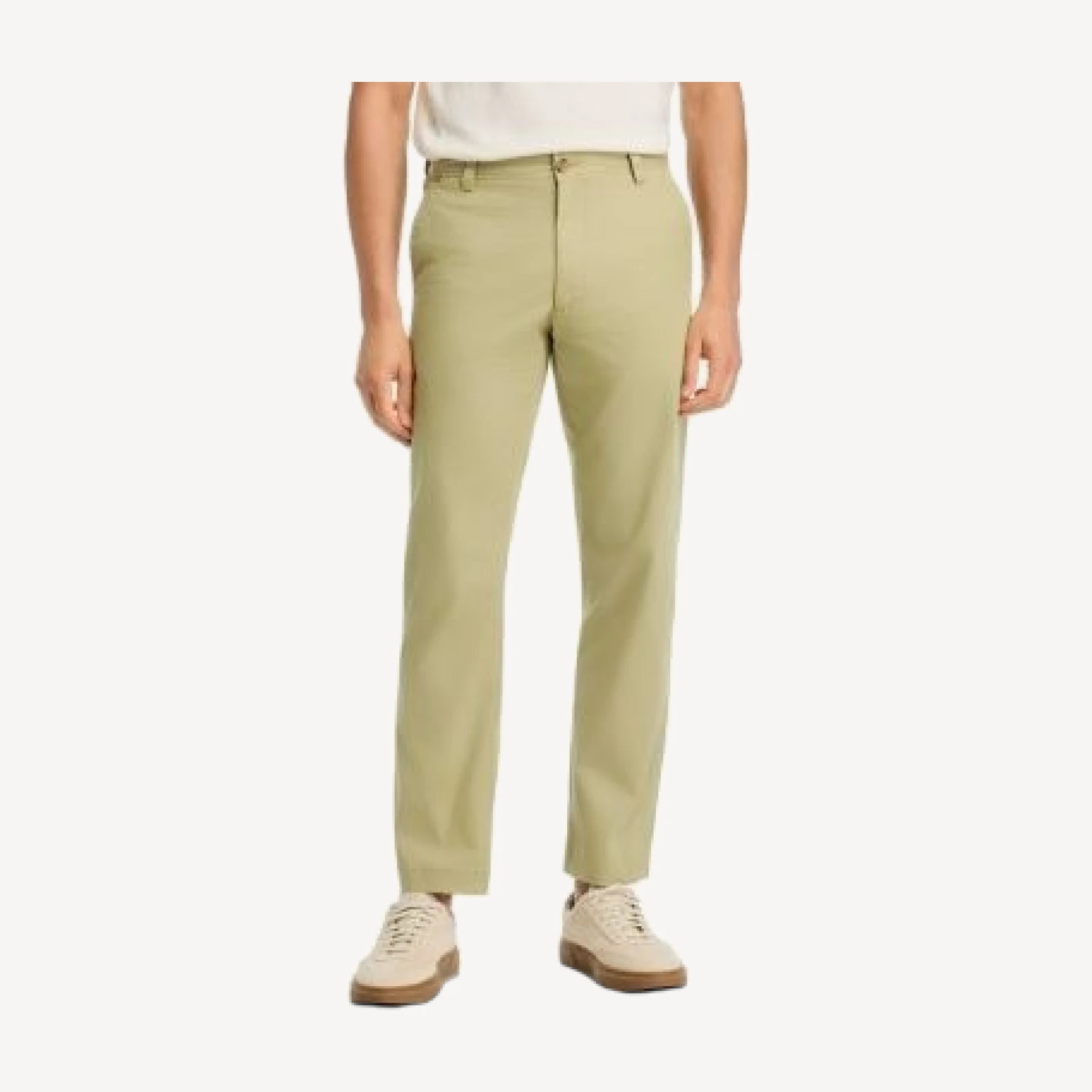 Boss Kent Straight Fit Cotton Blend Pants