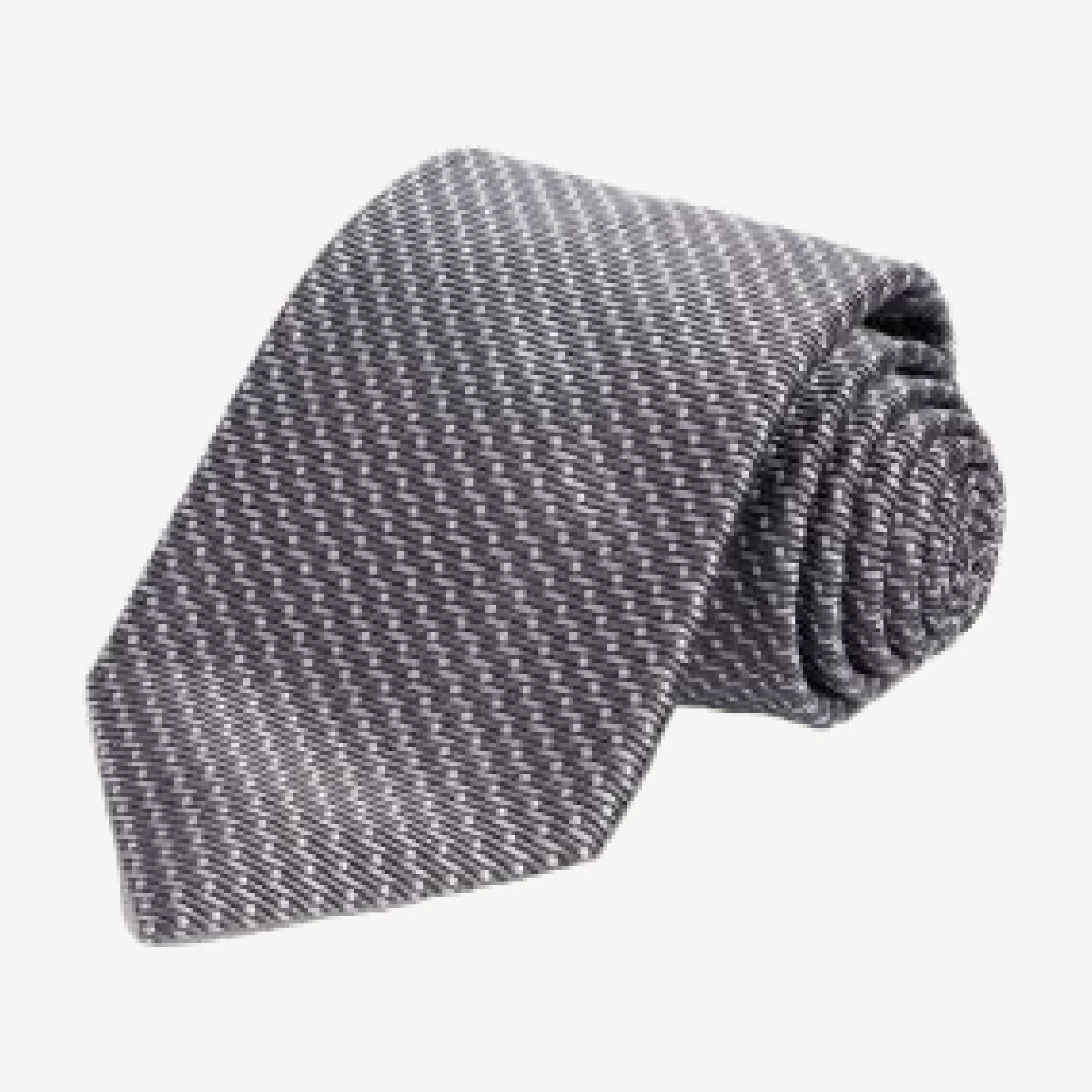Boss Silk Classic Dot Grid Tie