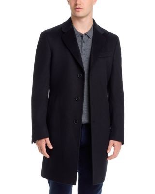 Boss Hyde Slim Fit Wool Blend Coat
